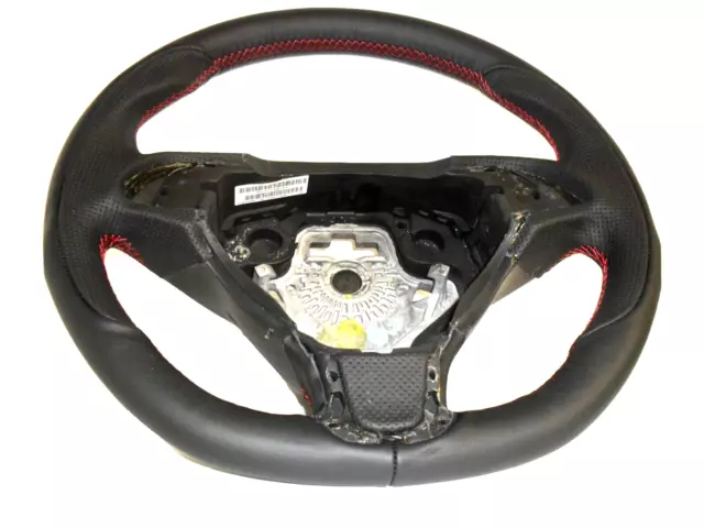 coprivolante PER fiat grande punto EVO Abarth in vera pelle Kit con ago e filo