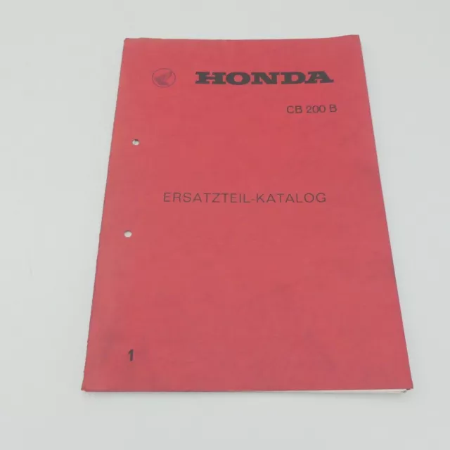 original Honda CB 250 B 1974  Ersatzteilkatalog  Ersatzteilliste Parts  Handbuch