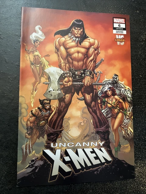 Uncanny X-men#6 (9.4)(2018)”Scott Campbell” Vs Conan Variant