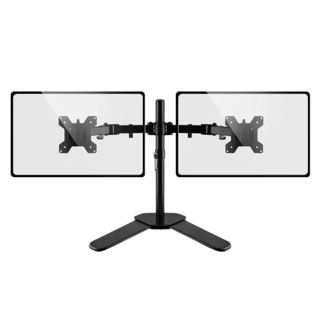 Dihl Doppel Dual Display Computer Monitor Arm Halterung Schreibtisch Ständer 13-27 Zoll Bildschirm LED