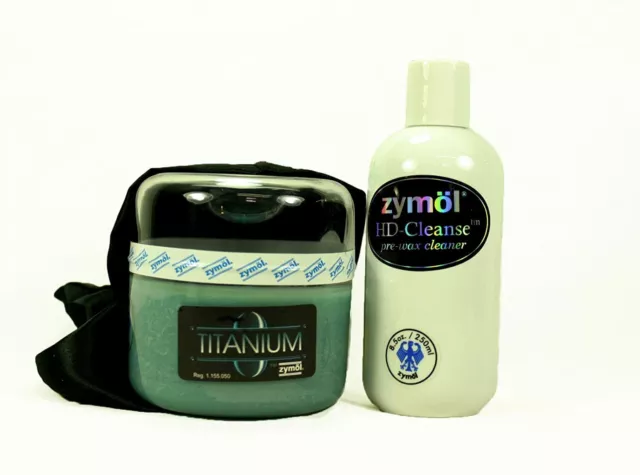 Zymol Titanium Glaze & HD Cleanse Pre-Wax Cleaner Combo Kit