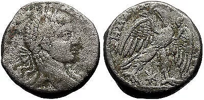 Roman Imperial Silver Tetradrachmi Coin -  Seleucis & Pieria 219 AD - Elagabalus