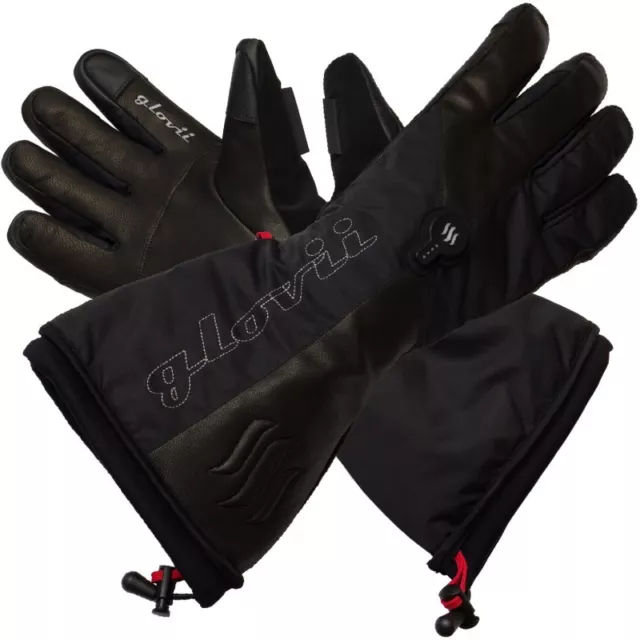Heated ski gloves, sizes: S, M, L, XL