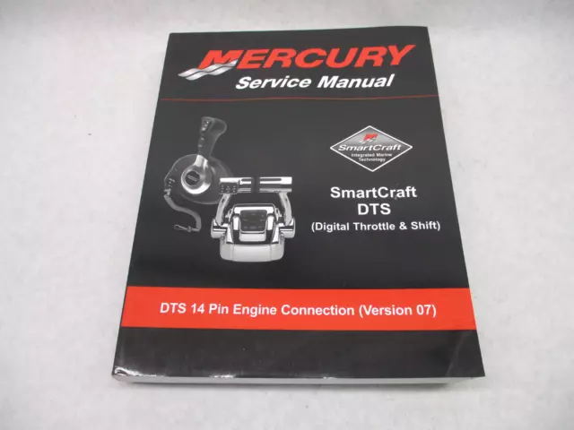 90-889288 Mercury Mercruiser SmartCraft DTS 14 Pin Service Manual Version 07
