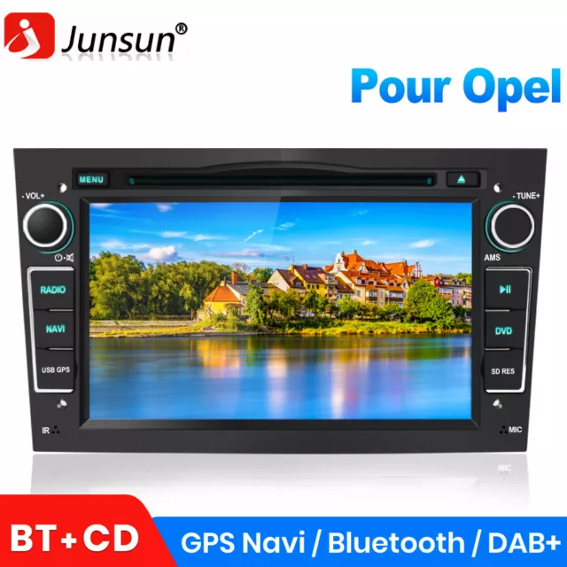 Junsun 7" 2Din Autoradio GPS Navigation DVD DAB+ Pour Opel Vectra Astra H Corsa