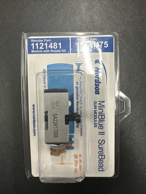 NEW Nordson MINIBLUE II SUREBEAD  1121481 W/ 1121475 Nozzle Kit NEW SEALED