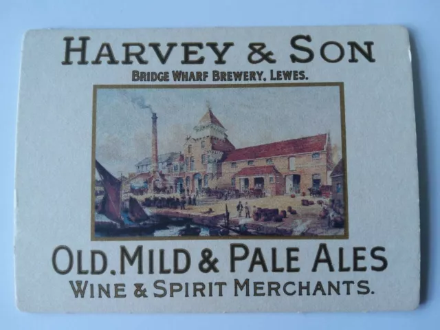 Harvey & Son Brauerei 3 Biermatte Postkarten tr70