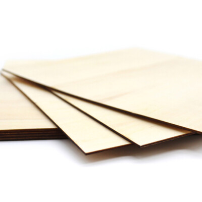 FOGLI di legno di balsa X5 Piastra in legno 200*100*1.5mm per casa Nave Craft Modello fai da te 