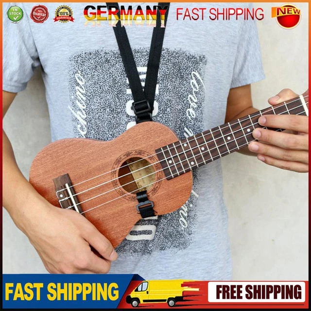 Verstellbare Nylon Neck Strap Sling mit Haken für Ukulele Gitarre Mandoline