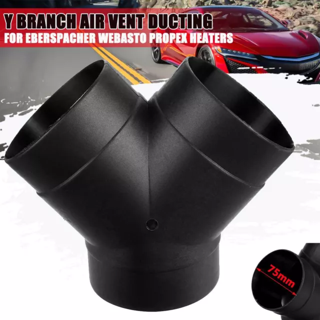 Standheizung Y-Verteiler Y-Stück Für Webasto Luft Diesel-75mm Y-Rohr  Stecker Set