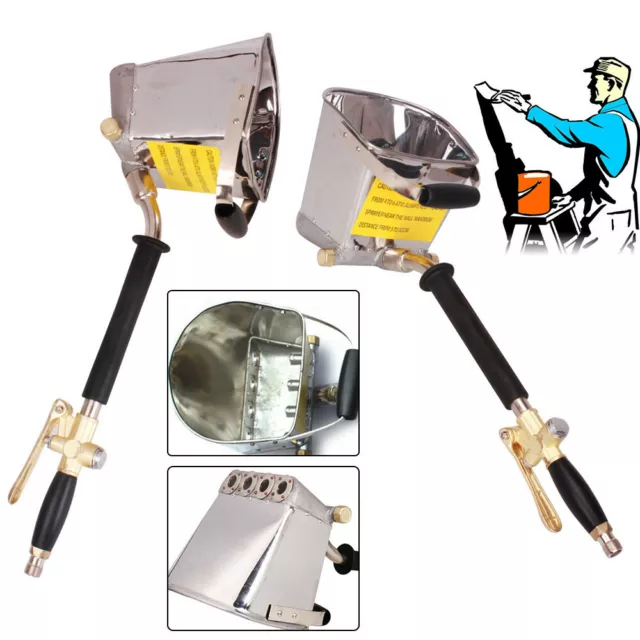 Sprayer Gun Tool Air Sprayer Concrete Plaster Texture Work w/ Air Compressor 1X