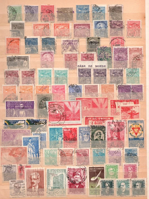 BRASILIEN. Doubletten-Lot. Brazil. Brésil (3 scans)