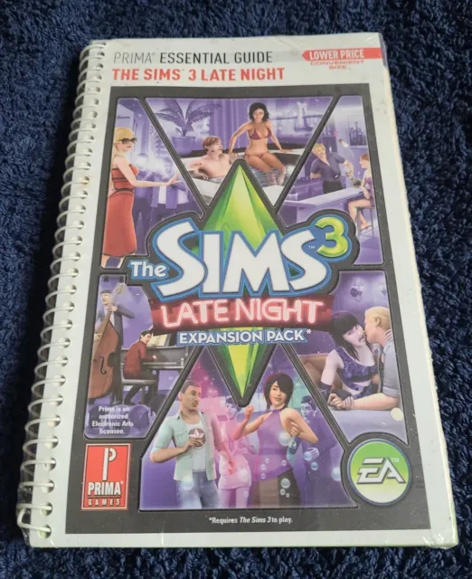 The Sims 3 Late Night Expansion Pack - Prima Essential Guide BN SEALED
