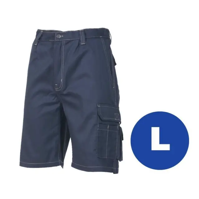 Pantaloncini Bermuda Da Lavoro Logica Bermuda86, Taglia L, 100% Cotone, 190 Gr,