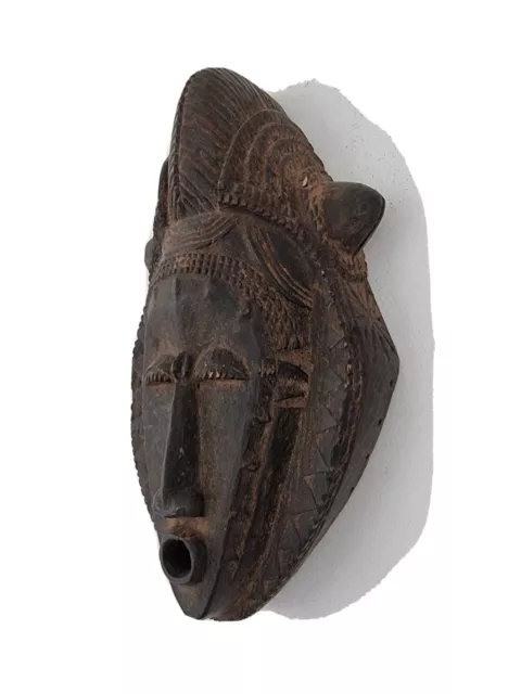 Mask wood African baoulé Masque en bois. Mask wood African Baoulé Wooden mask