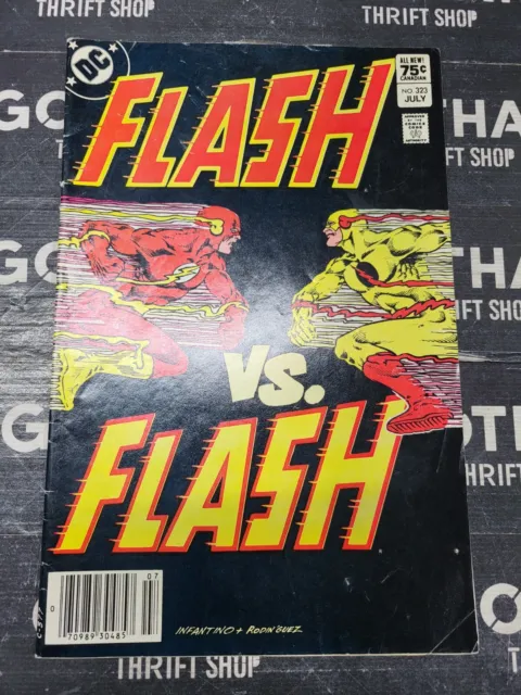 The Flash Volume 35 #323 July 1983 Run Flash Run For Your Wife DC Comic Book