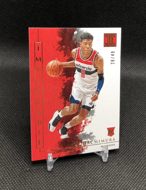 2019-20 Impeccable Rui Hachimura /49 GOLD PARALLEL SP Rookie Card No. 81 LAKERS!