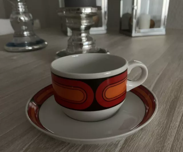 Arzberg Sizilia Hans Theo Baumann Teetasse Kaffeetasse Stapeltasse Dekor 3000