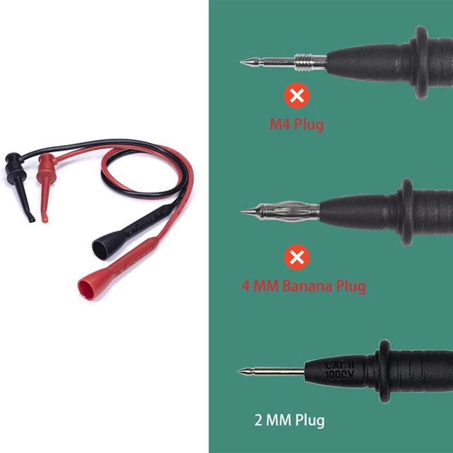 Cavo di Prova 1000 V / 20 A Puntali Multimetro 1 Paio
