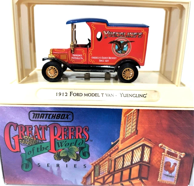 New Matchbox 1912 FORD Model T Van  YUENGLING BEER Models of Yesteryear