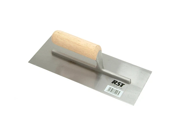 R.S.T. de Plâtrier Arrivée Truelle Droit Poignée en Bois 11 X 4.1.3cm RST124C