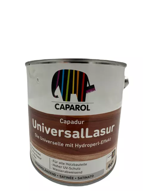 Caparol Capadur Universal Lasur Farblos 2,5 L Hydroperl-Effekt Wasserabweisen