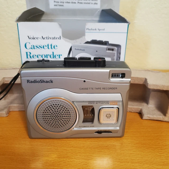 Radio Shack Voice Activated Cassette Recorder CTR-122 Tested