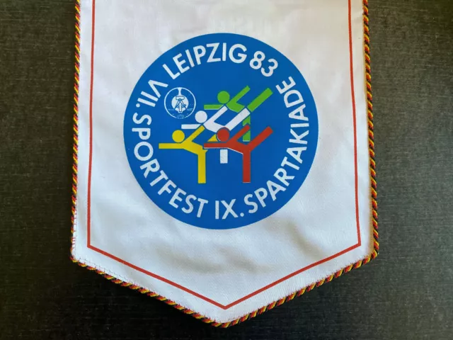 Sehr großer Wimpel / Banner Sportfest Leipzig 1983 - SV Dynamo, Zentrale Leitung 3