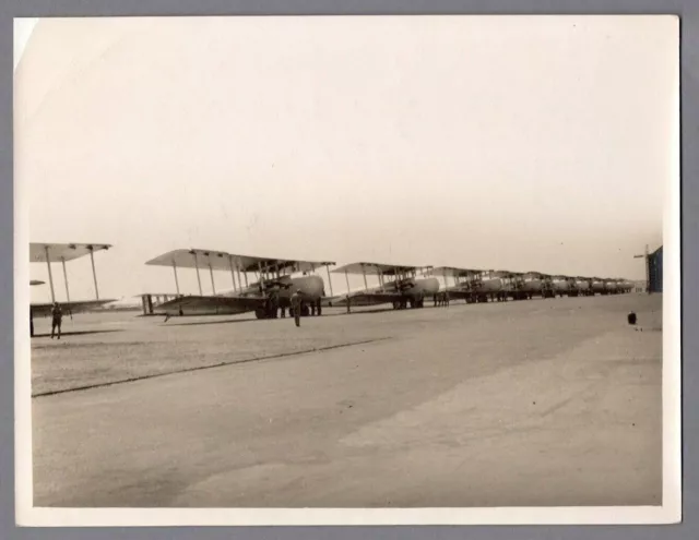 Vickers Victoria Line Up Large Vintage Photo Raf Royal Air Force