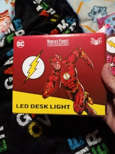 DC Comics The Flash Speed Force LED Desk Light Worlds Finest Box Exclusive May