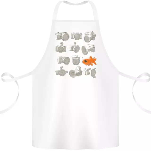 Fisheye Photography Funny Photographer Lens Cotton Apron 100% Organic
