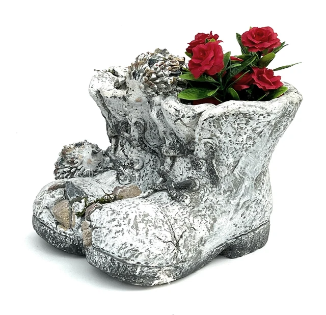 Pot de Fleur Bottes En Magnésie 30 CM Résistant aux Intempéries au Gel 715449