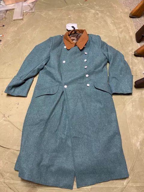 Wwii German M40 Field Police Mp Officer Wool Combat Field Overcoat-2Xlarge 50R Wwii German M40 Field Police Mp Officer Wool Combat Field Overcoat-2Xlarge 50R