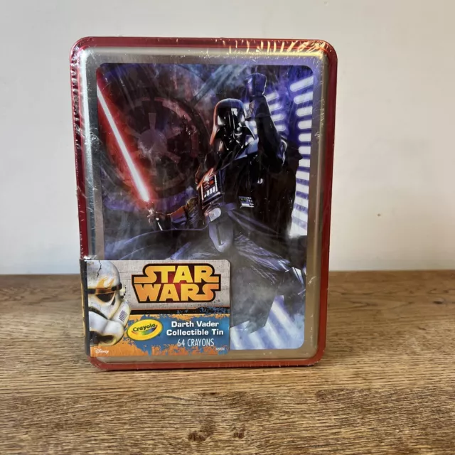 Star Wars Dearth Vader Crayola 64 Crayons Collectible Tin