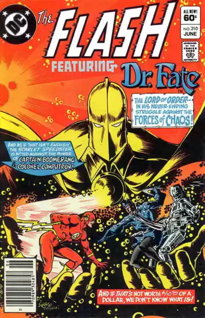 Flash, The (1st Series) #310 (Newsstand) VF; DC | June 1982 Dr. Fate - we combin