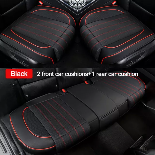 5D DELUXE PELLE PU coprisedili auto cuscino sedile tappetino anteriore  posteriore DHL EUR 20,49 - PicClick IT