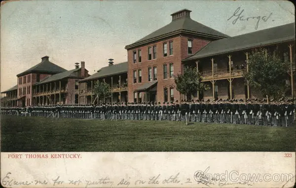 Fort Thomas Army Base,KY Campbell County Kentucky Kraemer Art Co. Postcard