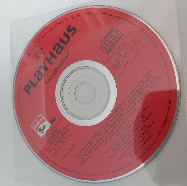 PLAYHAUS LOUDHAILER CD SEULEMENT '90 HiTech AOR Mélodic Yacht Rock
