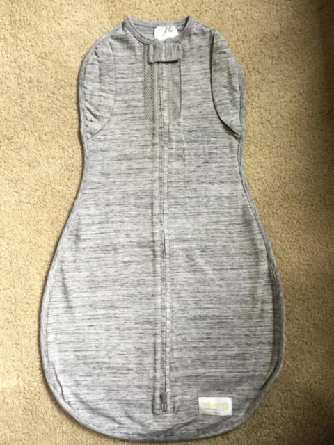 Woombie Air Convertible Sleep Sack Arms In/Out 3-6m 14-19 lbs Heather Gray NWOT Woombie Air Convertible Sleep Sack Arms In/Out 3-6m 14-19 lbs Heather Gray NWOT
