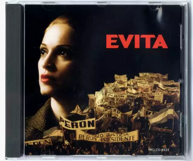 Madonna - Evita Album 19 Track Usa Promo Cd Album Pro-Cd-8533