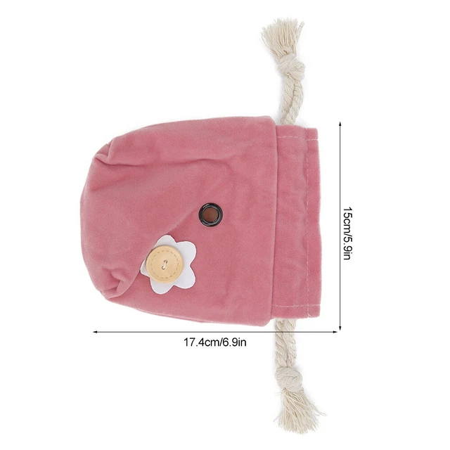 Bolsa de transporte de franela suave portátil para hámster deslizamiento de azúcar GHB