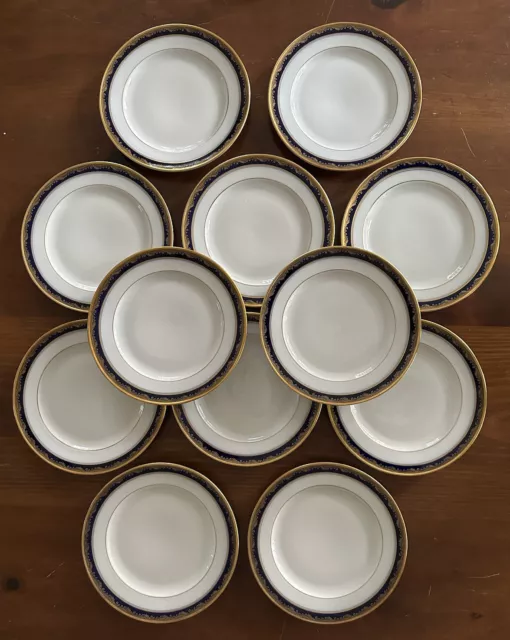 Hutschenreuther  THE DIPLOMAT Bavaria Germany Salad Plates 7 3/4” Set Of 12