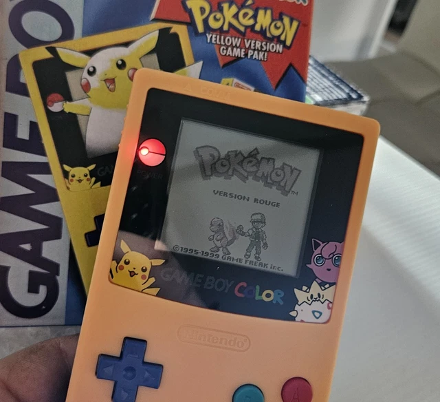 Jeu Game Boy Pokémon Rouge - Version Rétro, En Bon état, Prêt à Replonger Dans L'aventure !