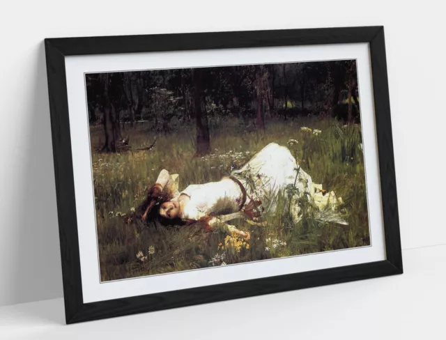 John William Waterhouse Ophelia 1889 -Art Framed Poster Picture Print Artwork-