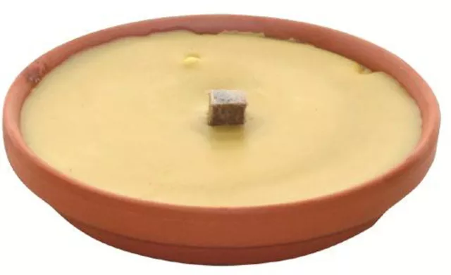 Citronella anti zanzara ciotola cero coccio cm 18