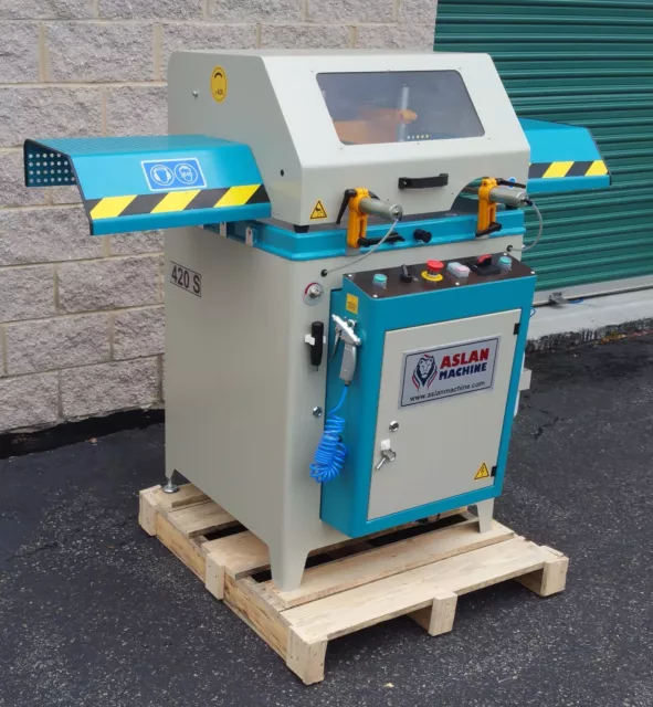 ASLAN US1-420 HeavyDuty Automatic Miter Upcut Saw for Alu,Vinyl,Wood,208v 3phase ASLAN US1-420 HeavyDuty Automatic Miter Upcut Saw for Alu,Vinyl,Wood,208v 3phase