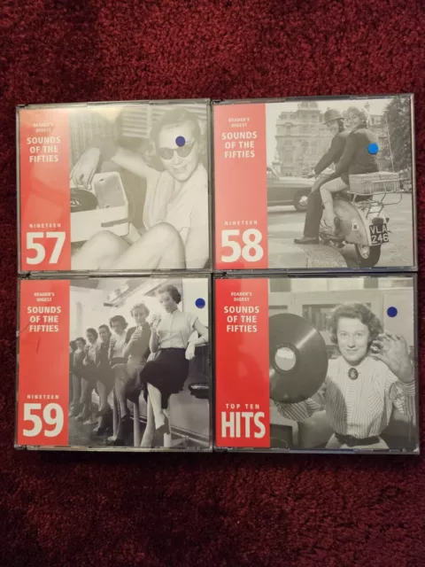 Readers Digest Sounds Of The Fifties 57-59 & Top Ten Hits FREEPOST