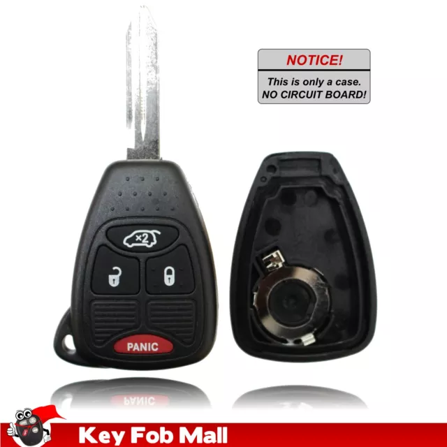 New Key Fob Remote Shell Case For a 2005 Jeep Grand Cherokee w/ Trunk Button