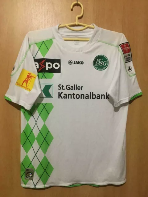 St Gallen Schweiz 2010/2011 Auswärts Fussball Shirt Trikot Grösse S Jako