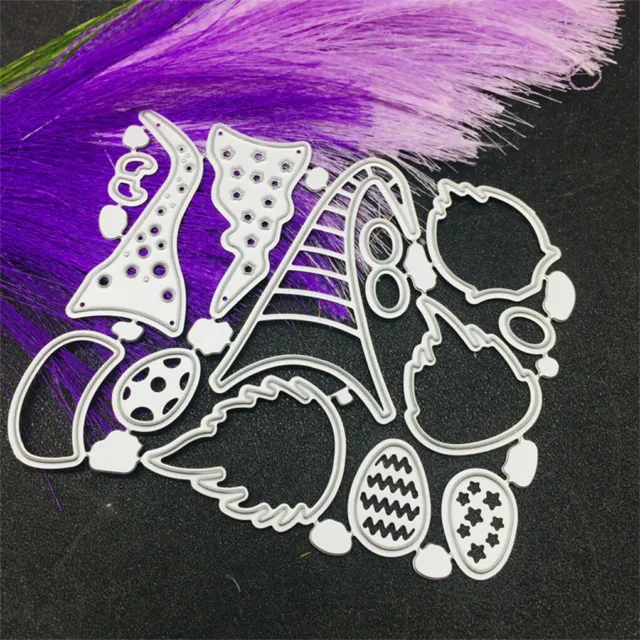 Non-deformable Metal Cutting Dies For Smooth Lines And Delicate Patterns Silver